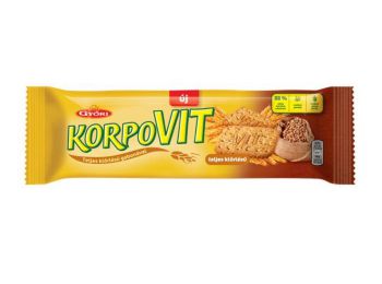 Korpovit keksz, 174 g, GYŐRI, teljes kiőrlésű (KHE266)