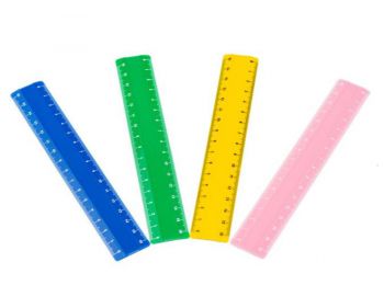 Vonalzó, 16 cm, NEBULO, vegyes színek (RNEBV116)