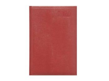 Naptár, tervező, B5, napi, TOPTIMER Traditional, bordó (N