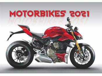 Naptár, fali, DAYLINER, Motorbikes (NFAH152)