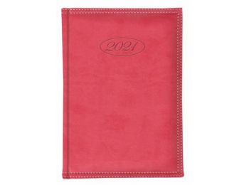 Naptár, tervező, A5, napi, TOPTIMER, Ace, korallpiros (NKA