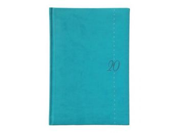 Naptár, tervező, A5, napi, TOPTIMER Linea, türkiz (NKL021