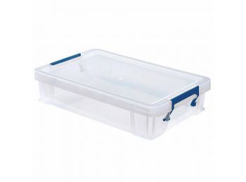 Műanyag tároló doboz, átlátszó, 5,5 liter, FELLOWES, P
