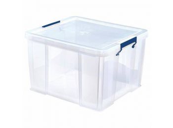 Műanyag tároló doboz, átlátszó, 48 liter, FELLOWES, ProStore™ (IFW77309)