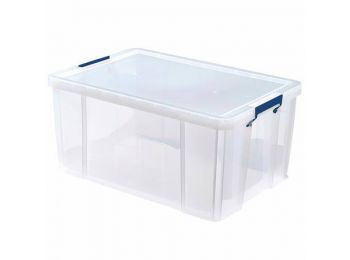 Műanyag tároló doboz, átlátszó, 70 liter, FELLOWES, Pr