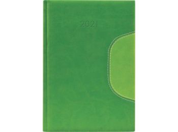 Naptár, tervező, B5, heti, DAYLINER Memphis, zöld-zöld (