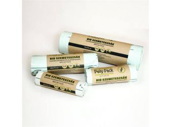 Szemeteszsák, lebomló, 60x75 cm, 60 l, 10 db (KHT703)