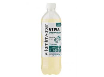 Vitaminital, szénsavmentes, 0,5 l, VIWA Coco+Fiber, kókusz-citrom (KHI421)