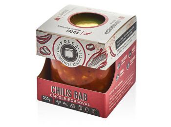 Készétel, adalékmentes, 350 g, POLCZ, chilis bab csicseri