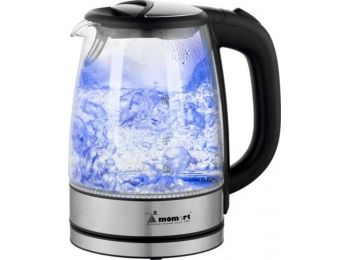 Vízforraló, üvegkannával, 1,7 l ,MOMERT (KHKGM017)
