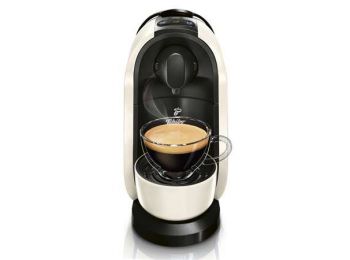 Kávéfőzőgép, kapszulás, TCHIBO Cafissimo Pure, fehér 