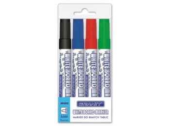 Táblamarker készlet, 2-3 mm, kúpos, GRANIT M460, 4 külö