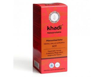 Hajfesték por vörös (henna,amla,jatropha rot) 100 g - Khadi