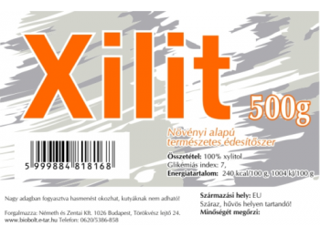 Xilit 500 g (tasakos) - Németh és Zentai