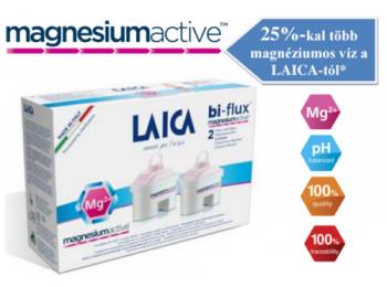 Laica Bi-Flux magnesiumactive vízszűrőbetét 2 db-os