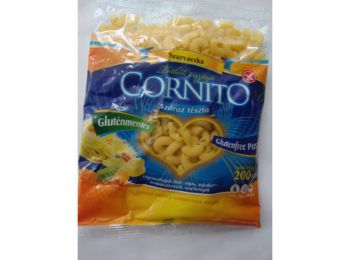 Gluténmentes tészta szarvacska  200 g - Cornito