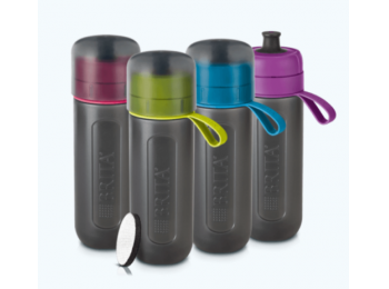 BRITA Fill&GO Active lila vízszűrő palack