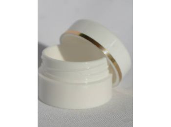 Mini tégely arany szegéllyel 5 ml