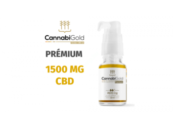 CannabiGold Premium CBD olaj 12 ml (1500 mg CBD)