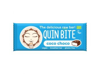 Quin Bite bio nyers szelet kókusz-kakaó 30 g