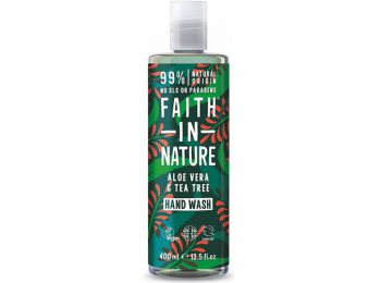 Folyékony kézmosó bio aloe vera és teafa - Faith in Nature (400 ml)