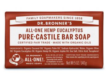 Szilárd szappan eukaliptusz 140 g - Dr. Bronners
