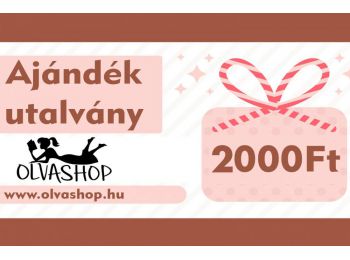 2000 Ft-os ajándékutalvány (Nyomtatott)