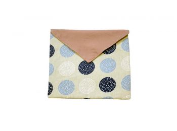 Bokréta kis textil könyv nyaklánc