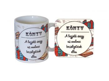 Legjobb ürügy bögre és alátét csomag