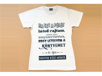 Örök olvasó könyves póló (S)