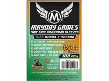 Kártyavédő tok - (100 db) - 88 mm x 125 mm - Mayday Games MDG-7129
