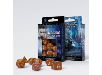 Dobókocka szett - Classic RPG - karamell/sárga (7 darabos)