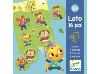 Djeco 4 barát - Lotto - 4 friends