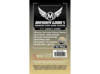Kártyavédő tok - (50 db) - 49 mm x 93 mm - Mayday Games M