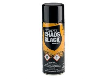 Citadel festék: Spray - Chaos Black