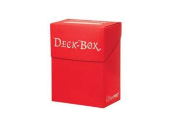 Deck Box - kártya tartó doboz - Szolid piros (Ultra Pro) -