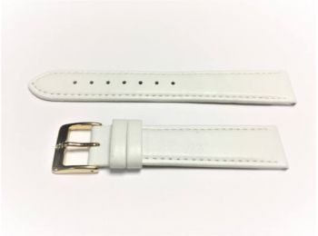 SZ2041 18mm fehér színű alfa anti-allergén valódi  bőr