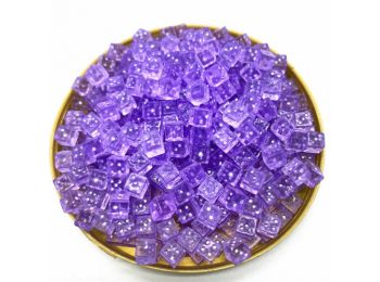 Dobókocka szett - világos lila, 4 mm-es (100 darabos) /EV/