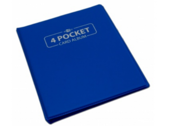 Card binder - kártya tartó mappa, kék (4 kártyás) - /EV