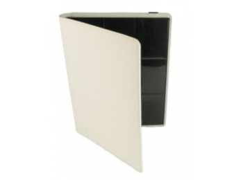 Card binder - kártya tartó mappa prémium, fehér (9 kárt