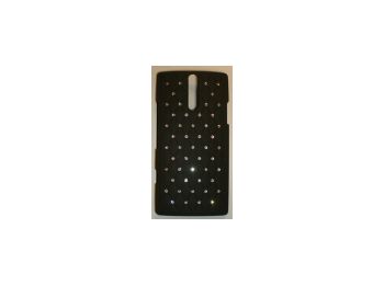 Telone Diamond matt műanyag hátlaptok strasszkövekkel Sony LT26 Xperia S fekete*