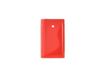 Telone LG E400 Optimus L3 szilikon tok piros S-Line*