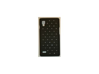 Telone Diamond matt műanyag hátlaptok strasszkövekkel LG P760 Optimus L9 fekete*