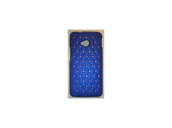 Telone Diamond matt műanyag hátlaptok strasszkövekkel HTC M7 One kék*
