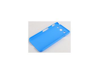 Jekod Super Cool matt műanyag hátlaptok kijelzővédő fóliával LG E980, E986, F240 Optimus G Pro-hoz kék*