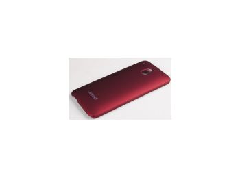 Jekod Super Cool műanyag hátlaptok kijelzővédő fóliával HTC M4 One mini-hez piros*