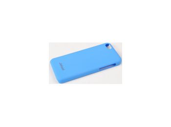 Jekod Super Cool matt műanyag hátlaptok kijelzővédő fóliával Apple iPhone 5C-hez kék*