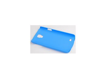 Jekod Super Cool matt műanyag hátlaptok kijelzővédő fóliával Samsung i9295 Galaxy S4 Active-hoz kék*
