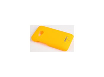 Jekod Super Cool műanyag hátlaptok kijelzővédő fóliával HTC Desire 200-hoz sárga*