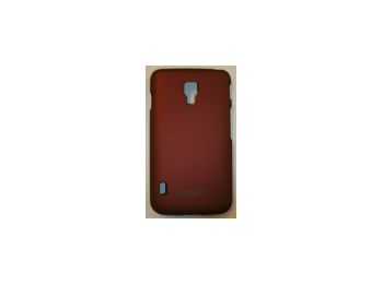 Jekod Super Cool műanyag hátlaptok kijelzővédő fóliával LG P715 Optimus L7 2 Dual-hoz piros*